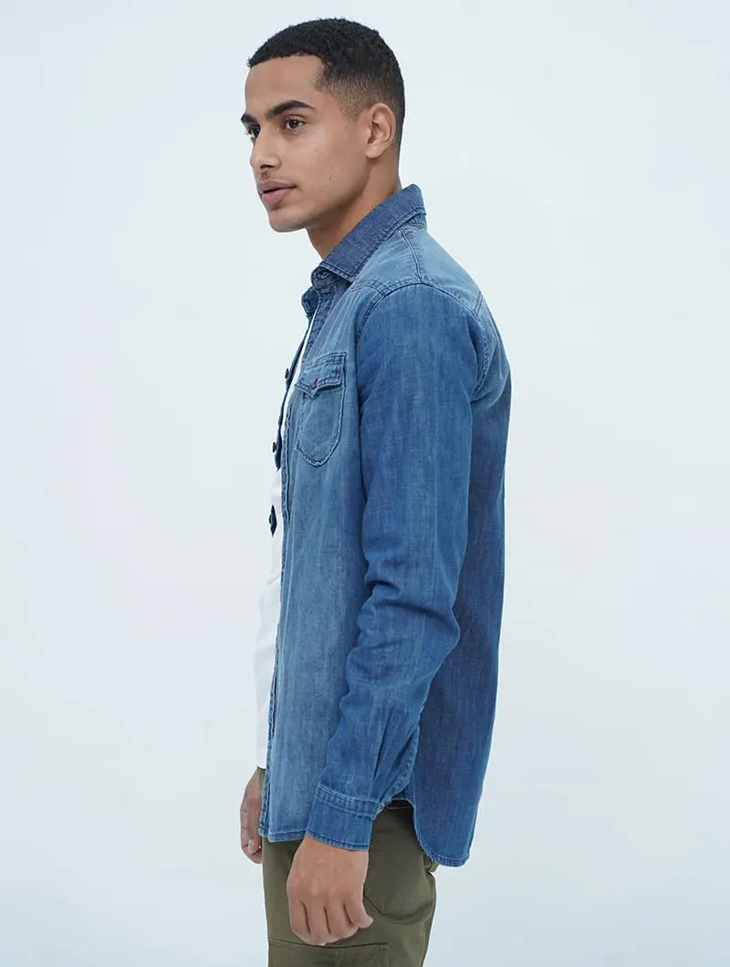 Surchemise en jean